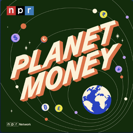 NPrs planet money logo with the solar system